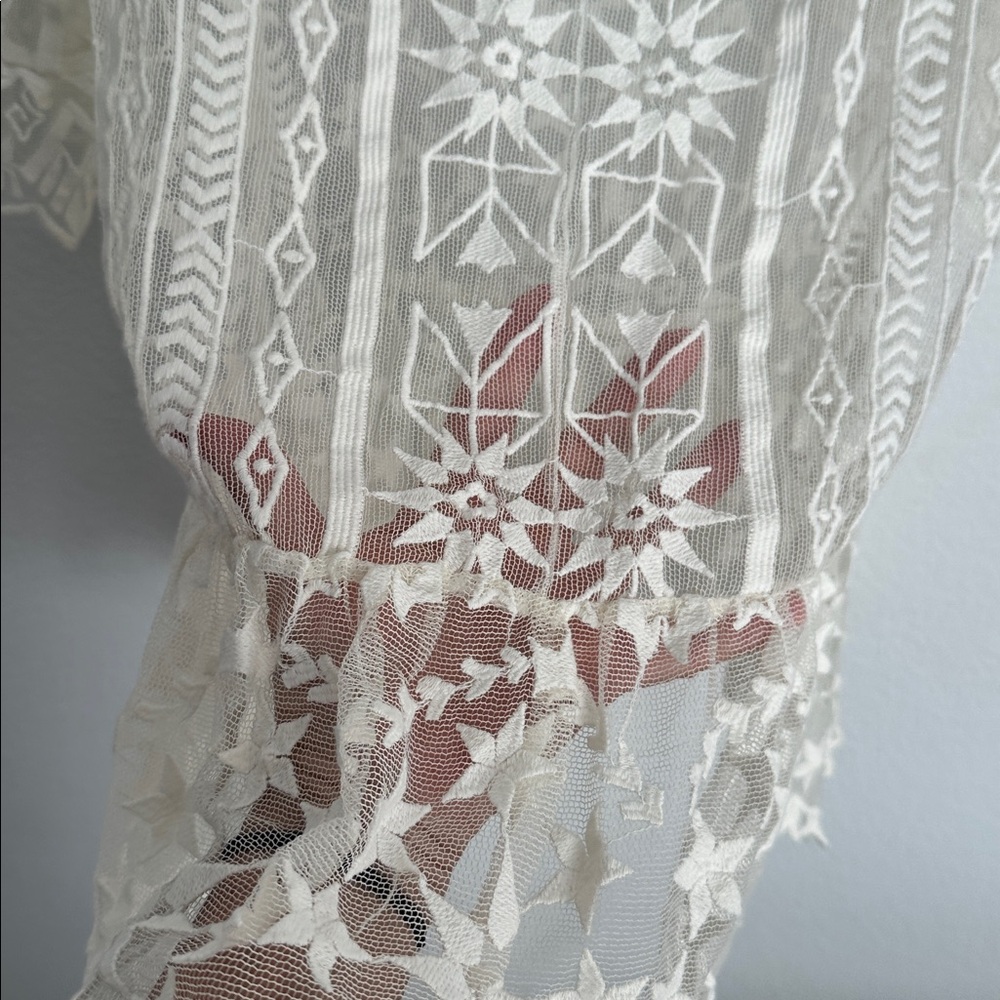 Jen's Pirate Booty lace star swim cover up P S - Picture 3 of 10